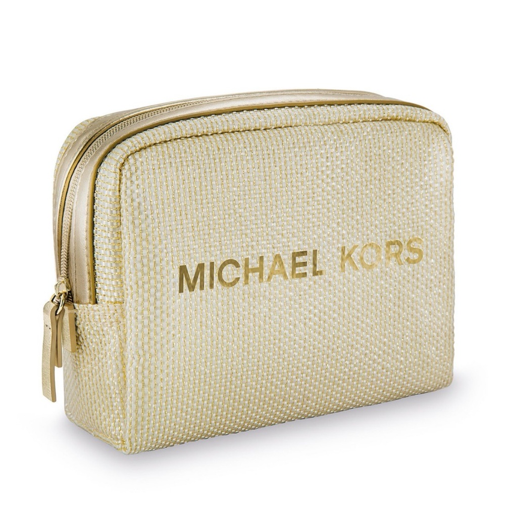 Michael Kors Shimmering Gold Pouch